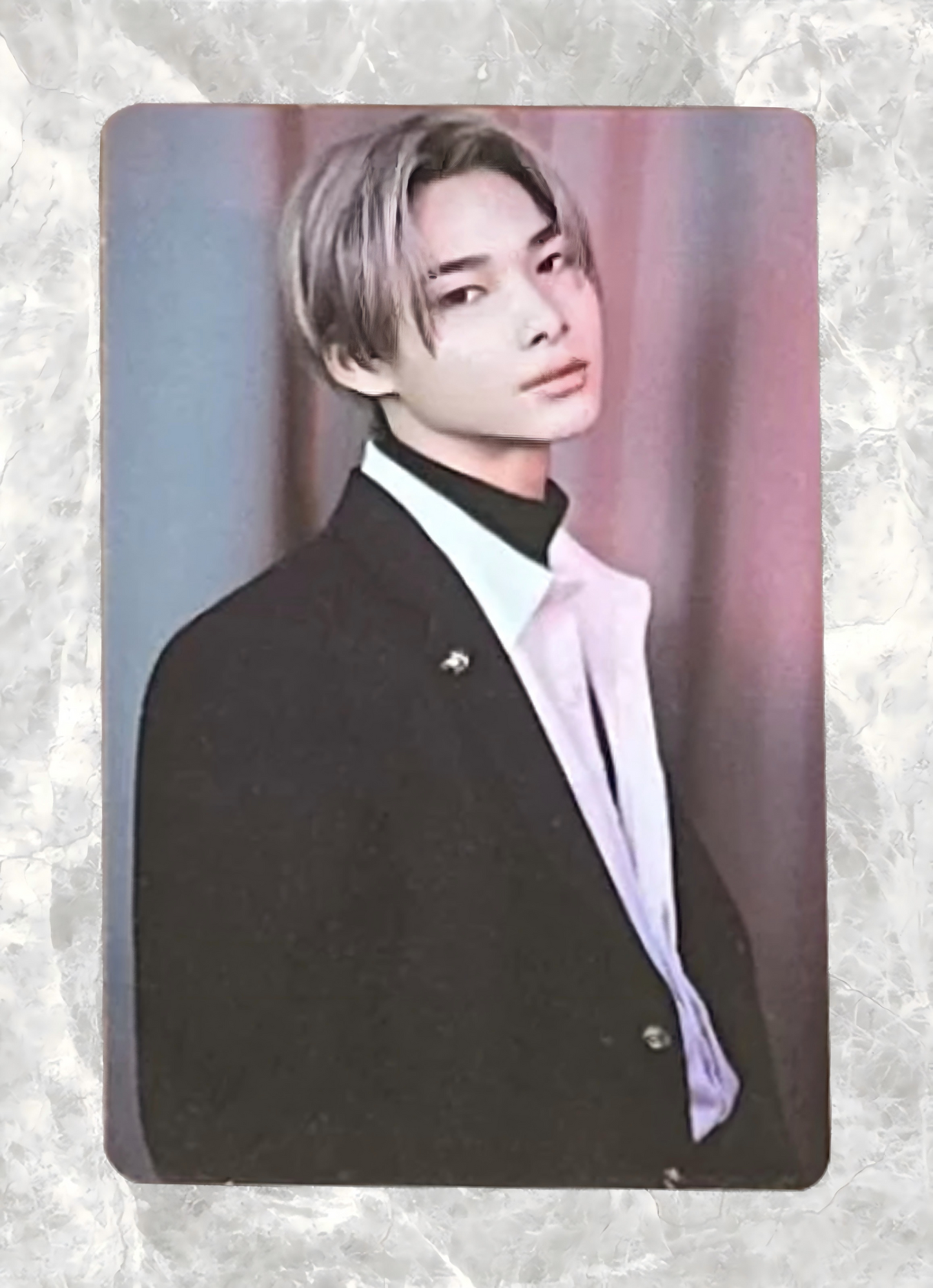 Front view of enhypen Niki Border Carnival M2U Pob Photocard photocard