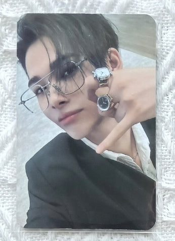 Front view of enhypen Niki Romance Untold Olive Young Pob Photocard photocard