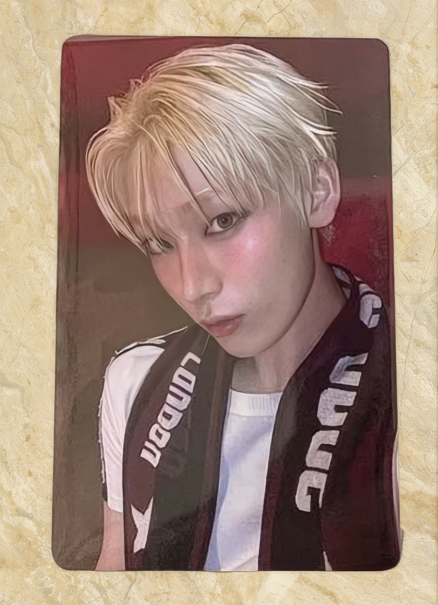 Fansign view of enhypen Sunoo Untold Romance Yzy Yizhiyu Beijing Fansign Pob Photocard photocard