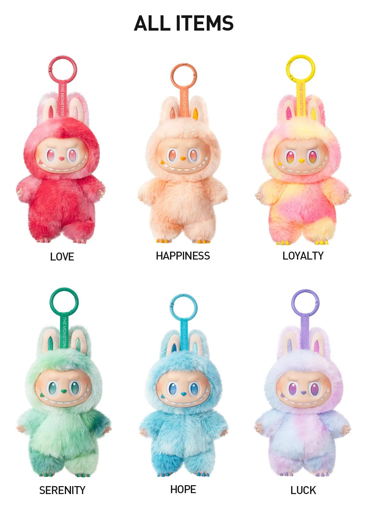 The Monsters Big Into Energy Series Vinyl Plush Pendant Blind Box1