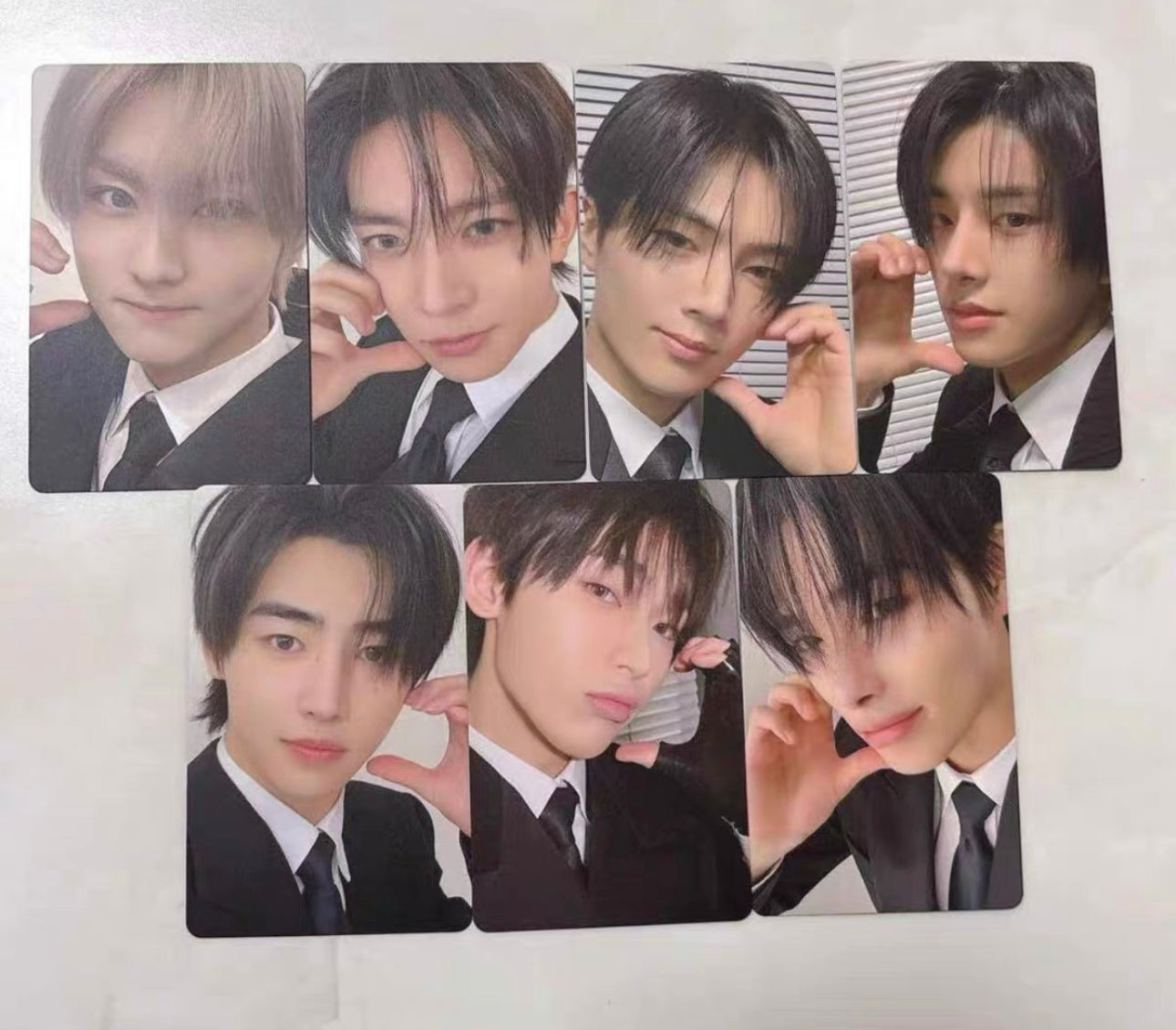 Front view of enhypen Ot7 Border Carnival M2U Pob Photocard photocard