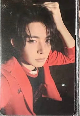 Front view of enhypen Heeseung Orange Blood Yzy 5.0 Video Call Pob Photocard photocard