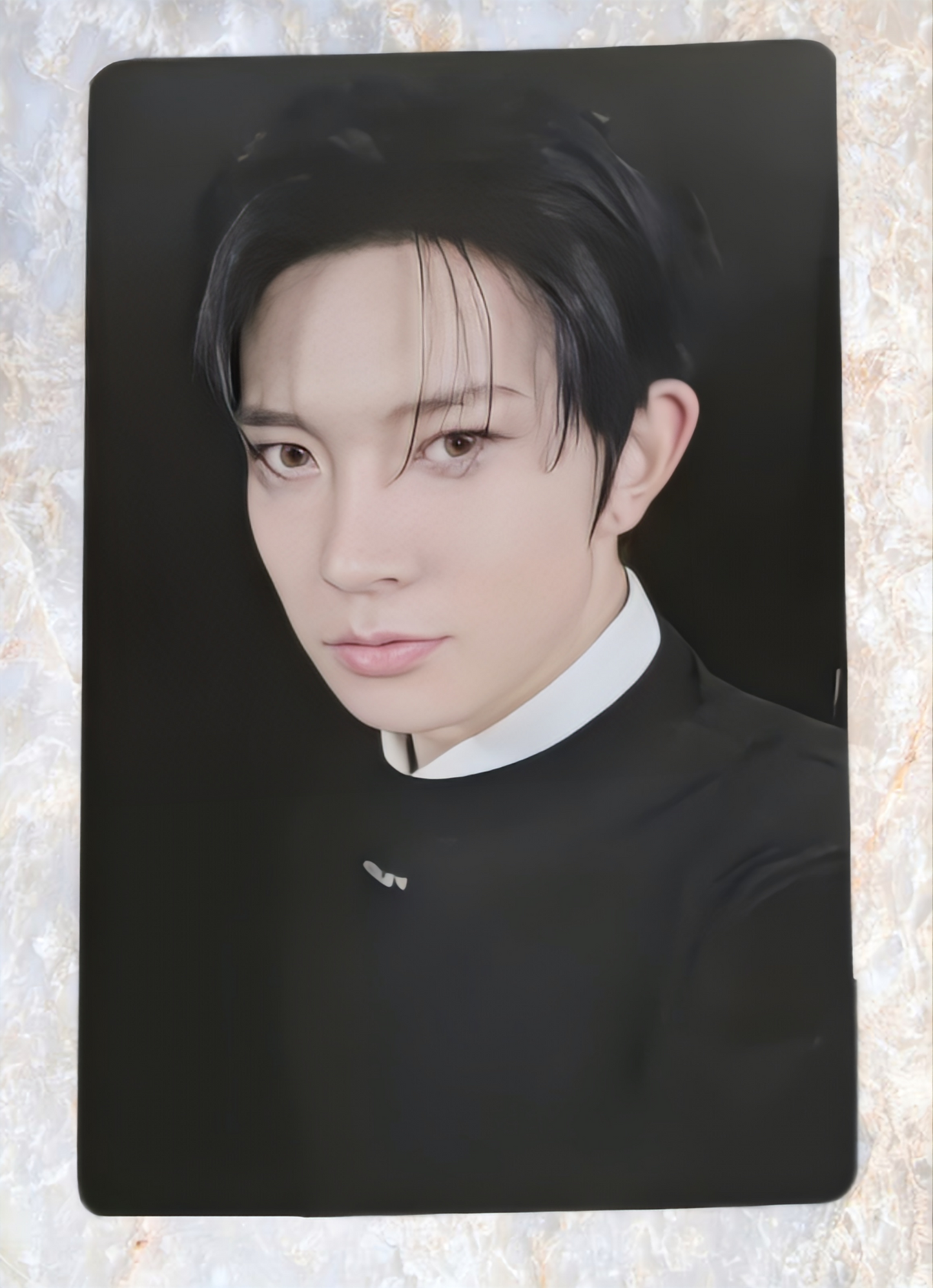 Fansign view of enhypen Heeseung Orange Blood Yzy Yizhiyu 6.0 Fansign Pob Photocard photocard