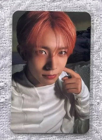 Front view of enhypen Heeseung Romance Untold Day Dream Gs25 Pob Photocard photocard