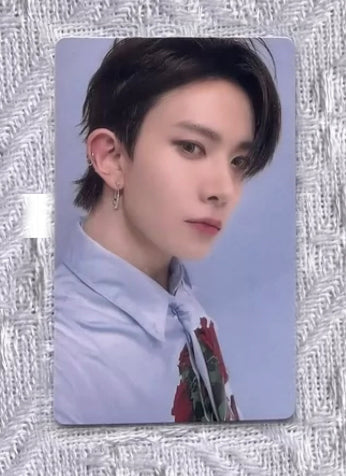 Front view of enhypen Heeseung Romance Untold Day Dream Showcase Pob Photocard photocard