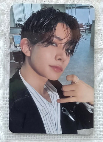 Front view of enhypen Heeseung Romance Untold Olive Young Pob Photocard photocard