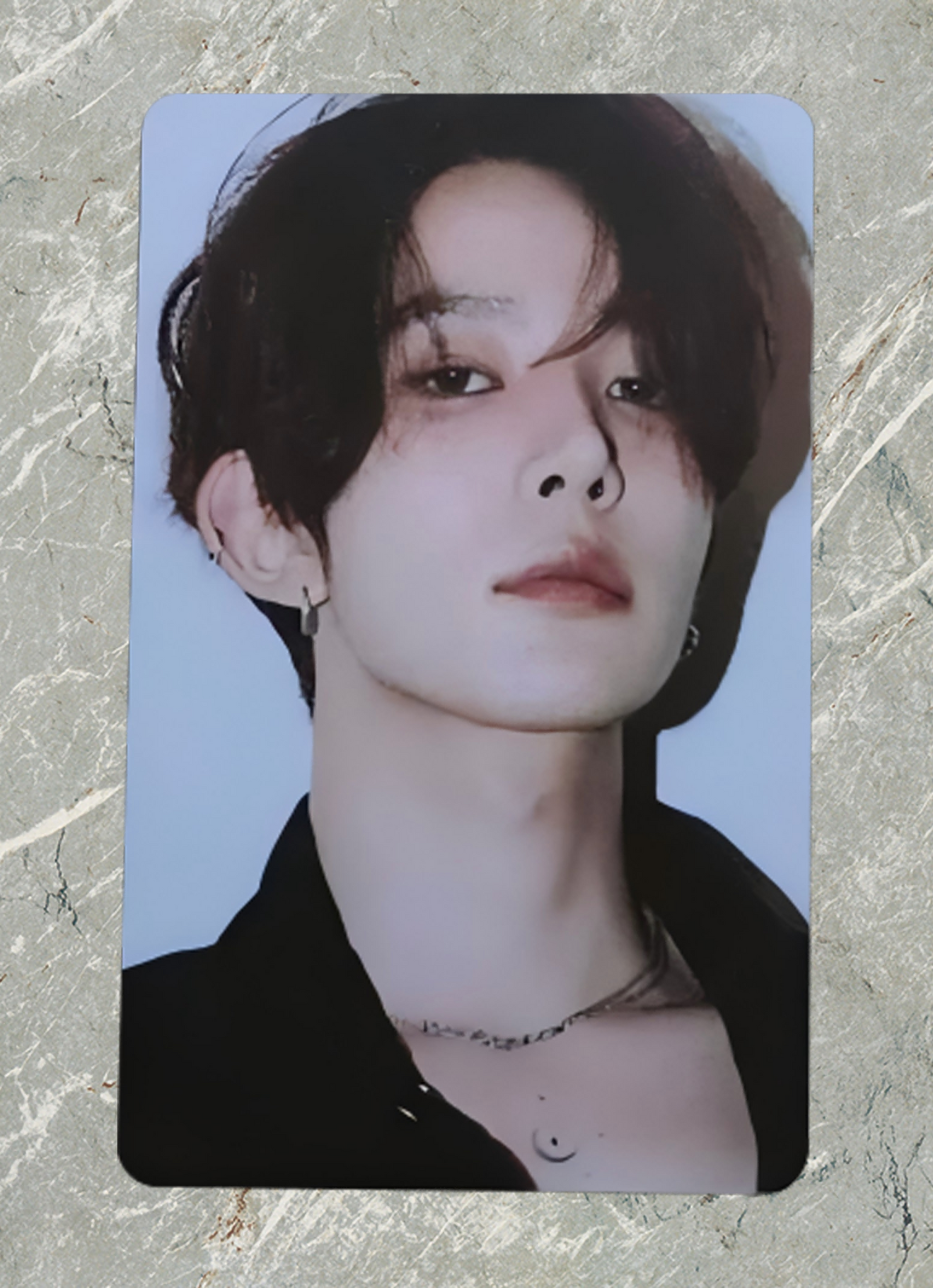 Front view of Enhypen Heeseung Unseen Pob Photocard photocard