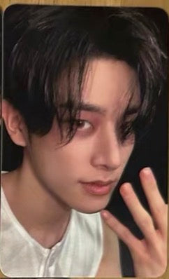 Front view of enhypen Jake Dark Blood Yzy Yizhiyu Pre-Order Benefit Pob Photocard photocard