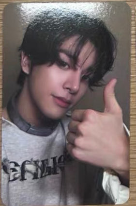 Front view of enhypen Jake Dark Moon Powerstation Pob Photocard photocard