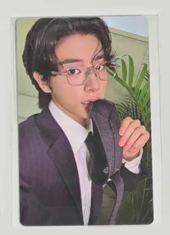 Front view of enhypen Jake Romance Untold Day Dream Weverse Shop Pob Photocard photocard