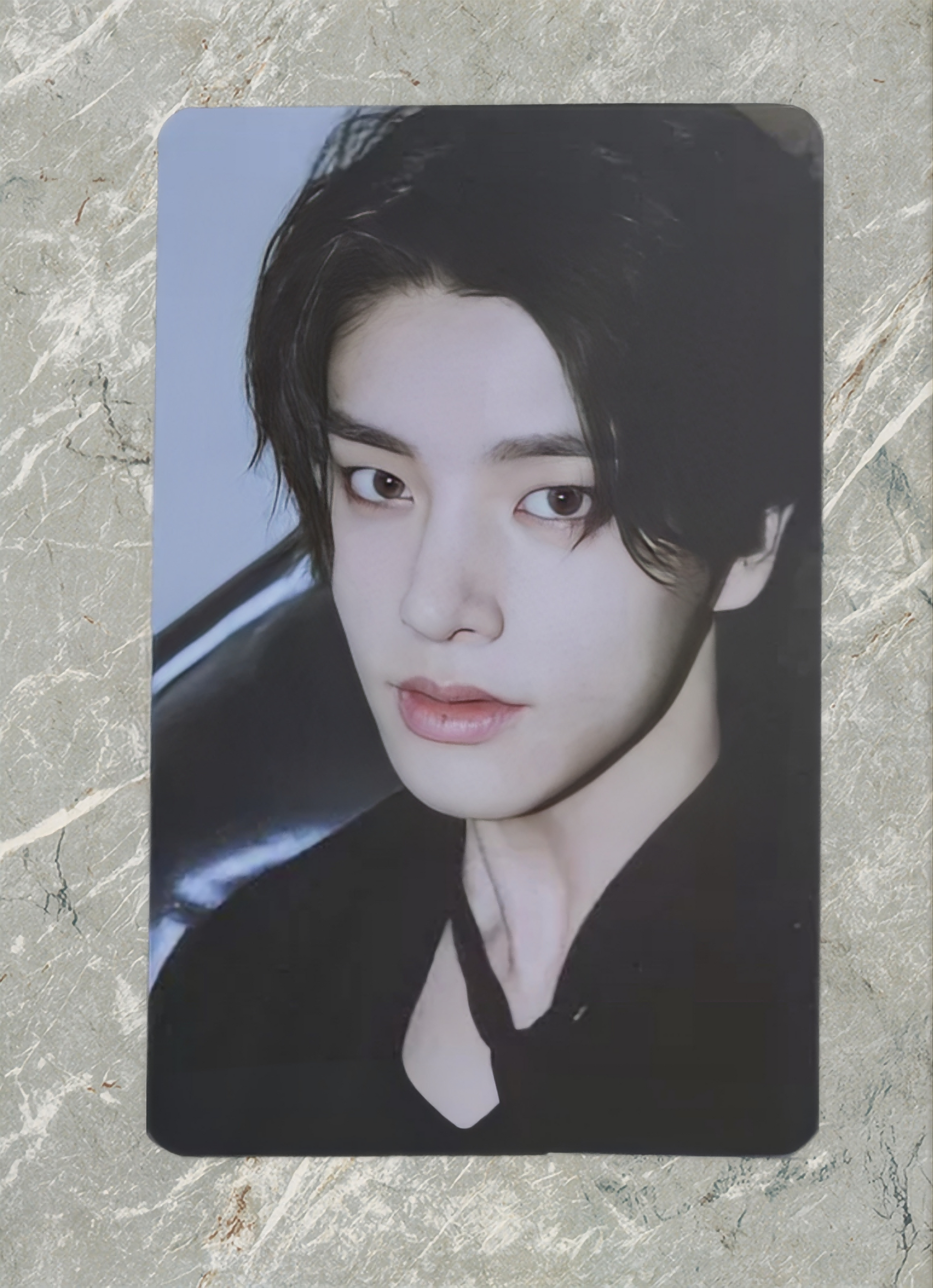 Front view of Enhypen Jake Unseen Pob Photocard photocard