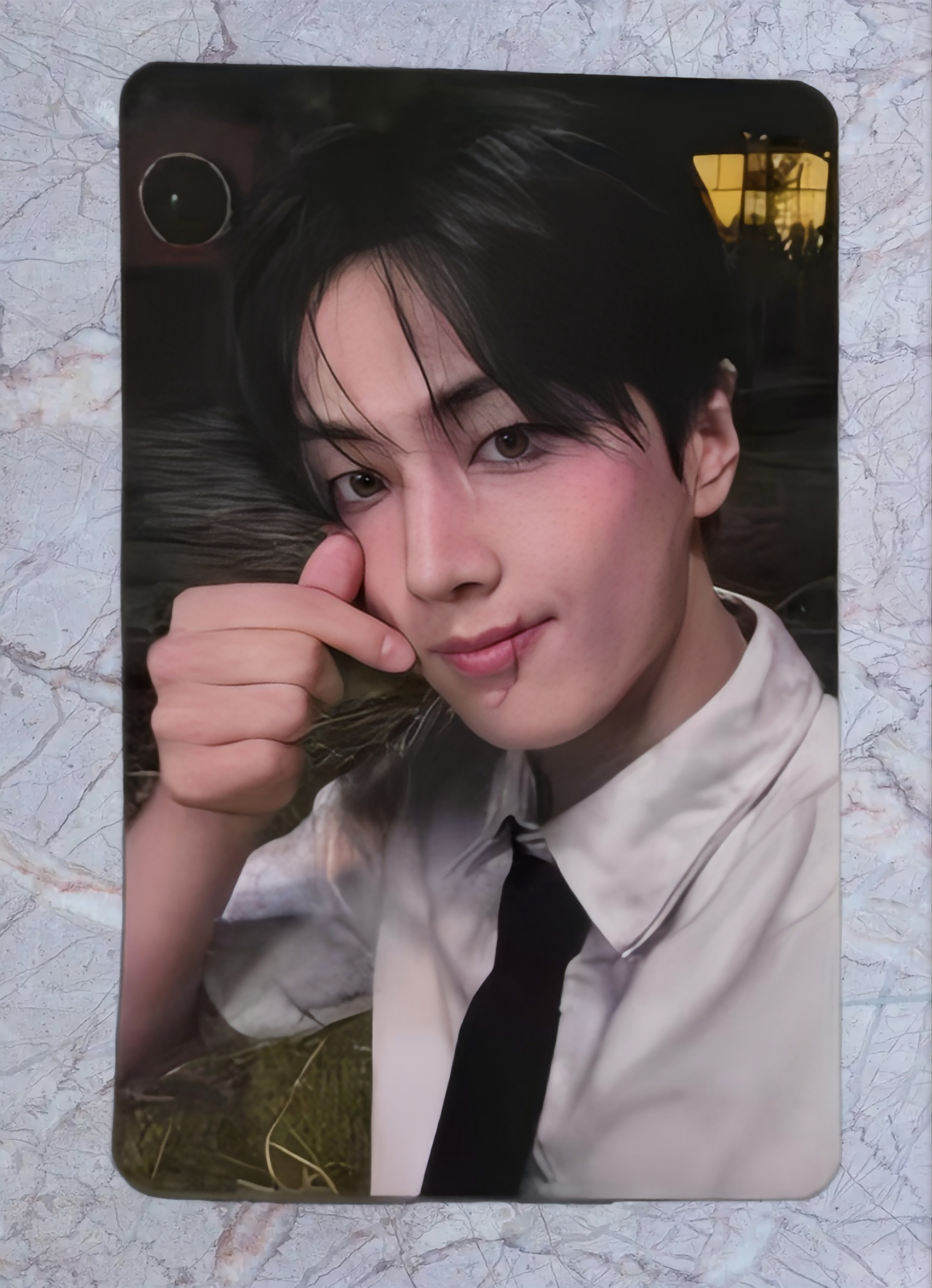 Fansign view of enhypen Jay Untold Romance Yzy Yizhiyu Qingdao Fansign Pob Photocard photocard