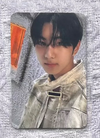 Front view of enhypen Jungwon Romance Untold Day Dream Gs25 Pob Photocard photocard