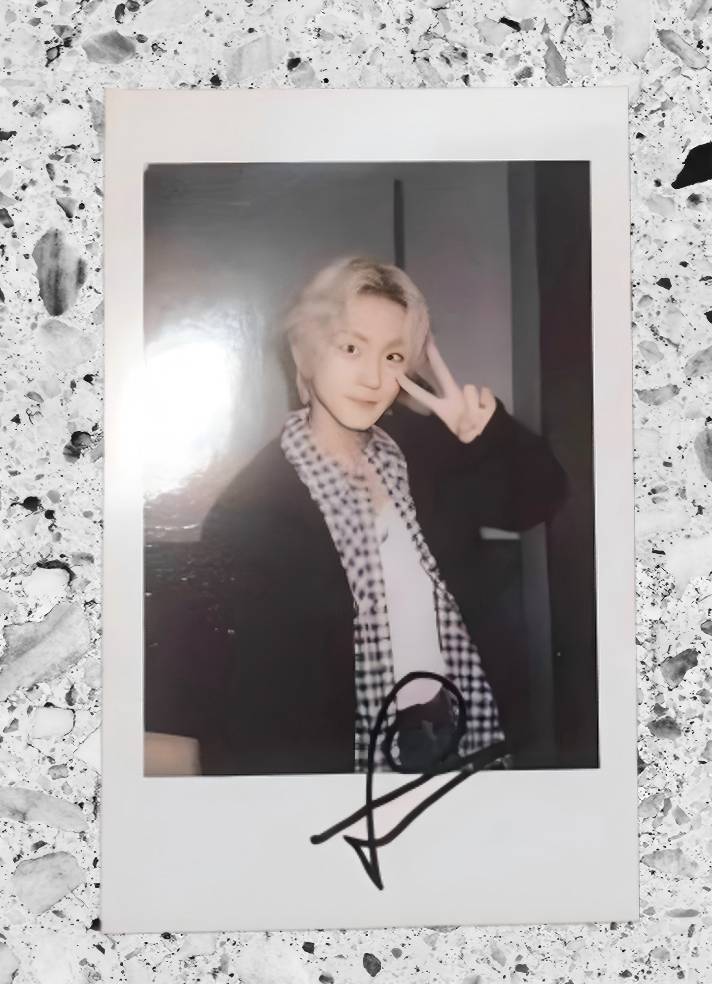 Fansign view of enhypen Jungwon Untold Romance Shanghai Fansign Pob Photocard photocard