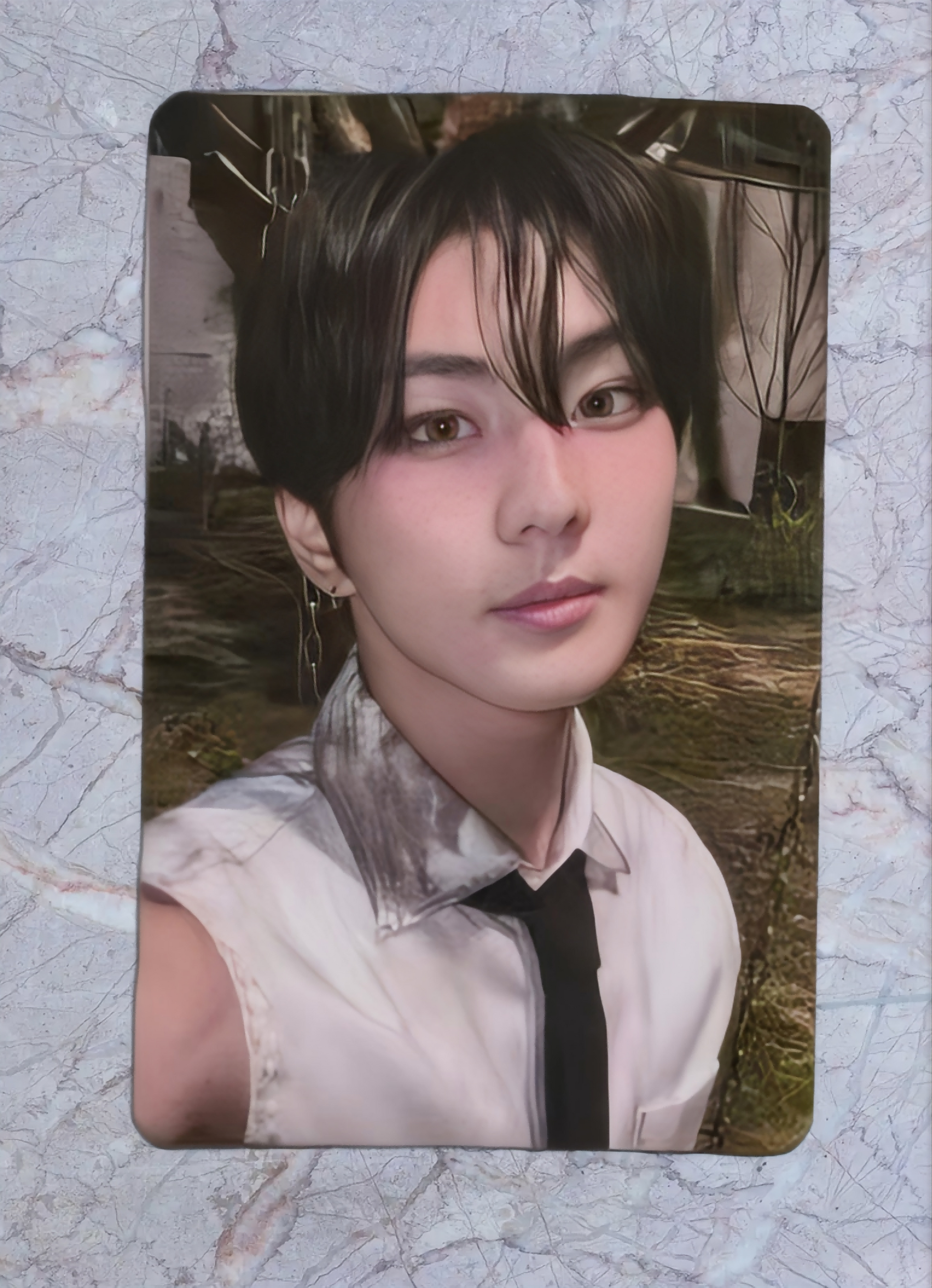 Fansign view of enhypen Jungwon Untold Romance Yzy Yizhiyu Qingdao Fansign Pob Photocard photocard