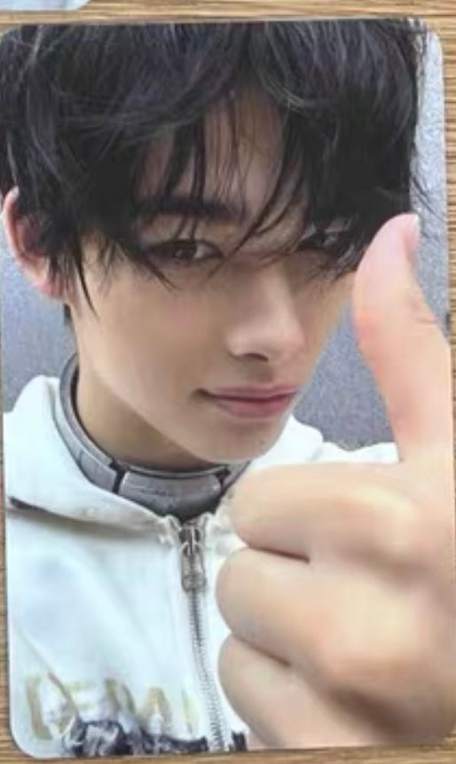 Front view of enhypen Niki Dark Moon Powerstation Pob Photocard photocard