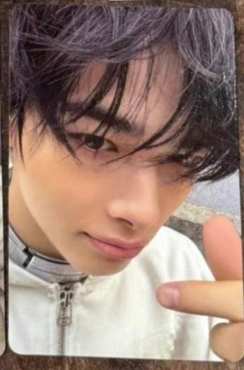 Front view of enhypen Niki Dimension Dilemma Powerstation Pob Photocard photocard