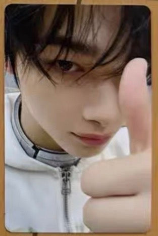 Front view of enhypen Niki Orange Blood Yzy 1.0 Video Call Pob Photocard photocard