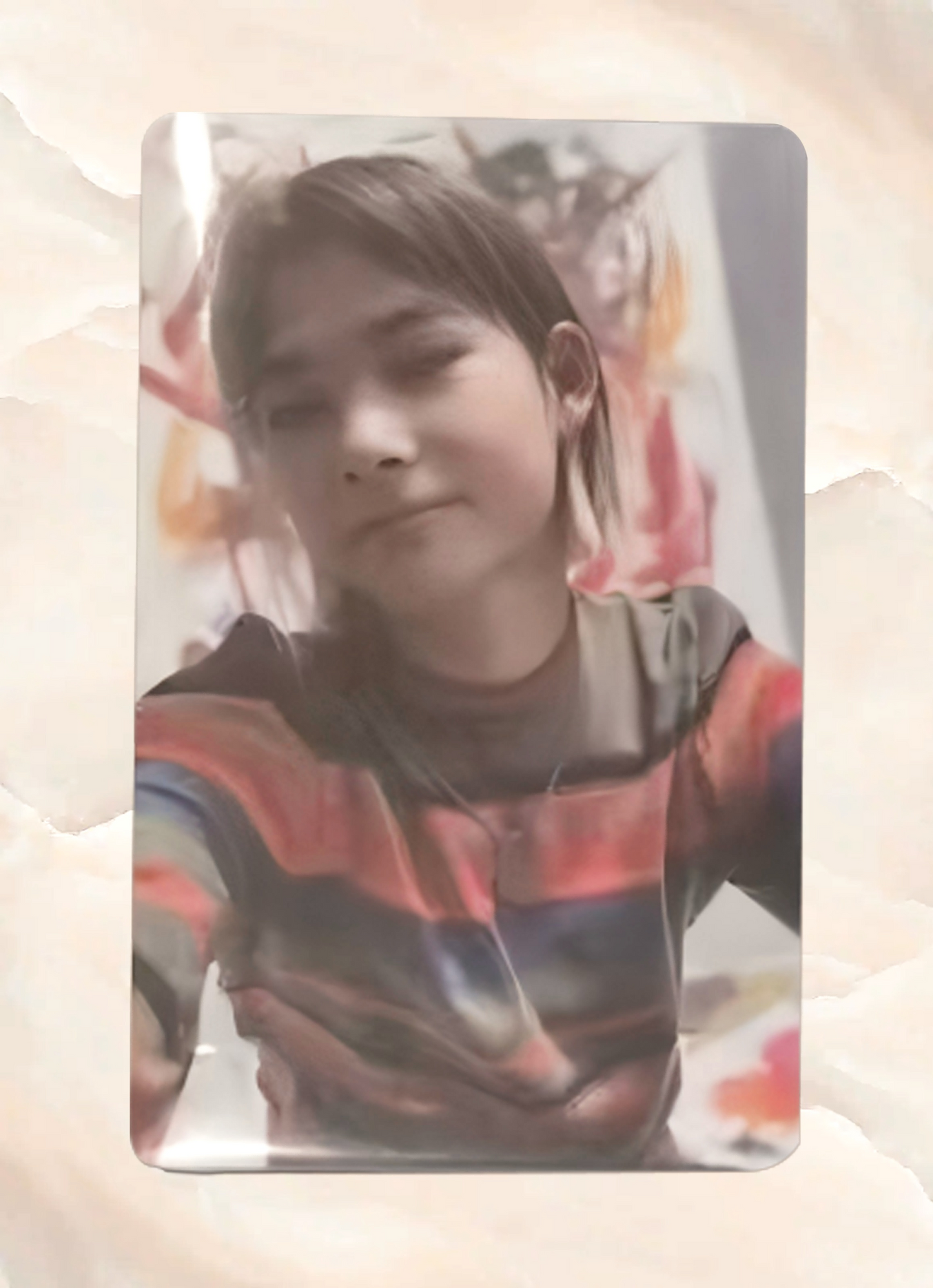 Front view of enhypen Niki Dimension Dilemma Powerstation Pob Photocard photocard