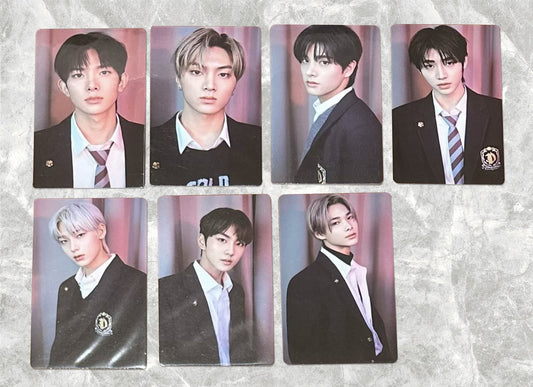 Front view of enhypen Ot7 Border Carnival M2U Pob Photocard photocard