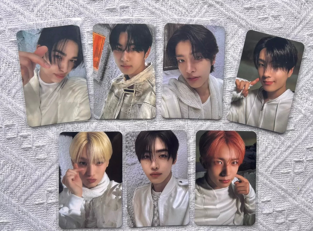 Front view of enhypen Ot7 Romance Untold Day Dream Gs25 Pob Photocard photocard