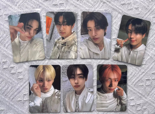 Front view of enhypen Heeseung Romance Untold Day Dream Gs25 Pob Photocard photocard