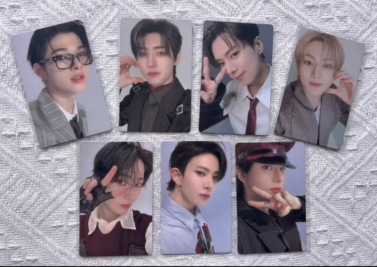 Front view of enhypen Ot7 Romance Untold Day Dream Showcase Pob Photocard photocard