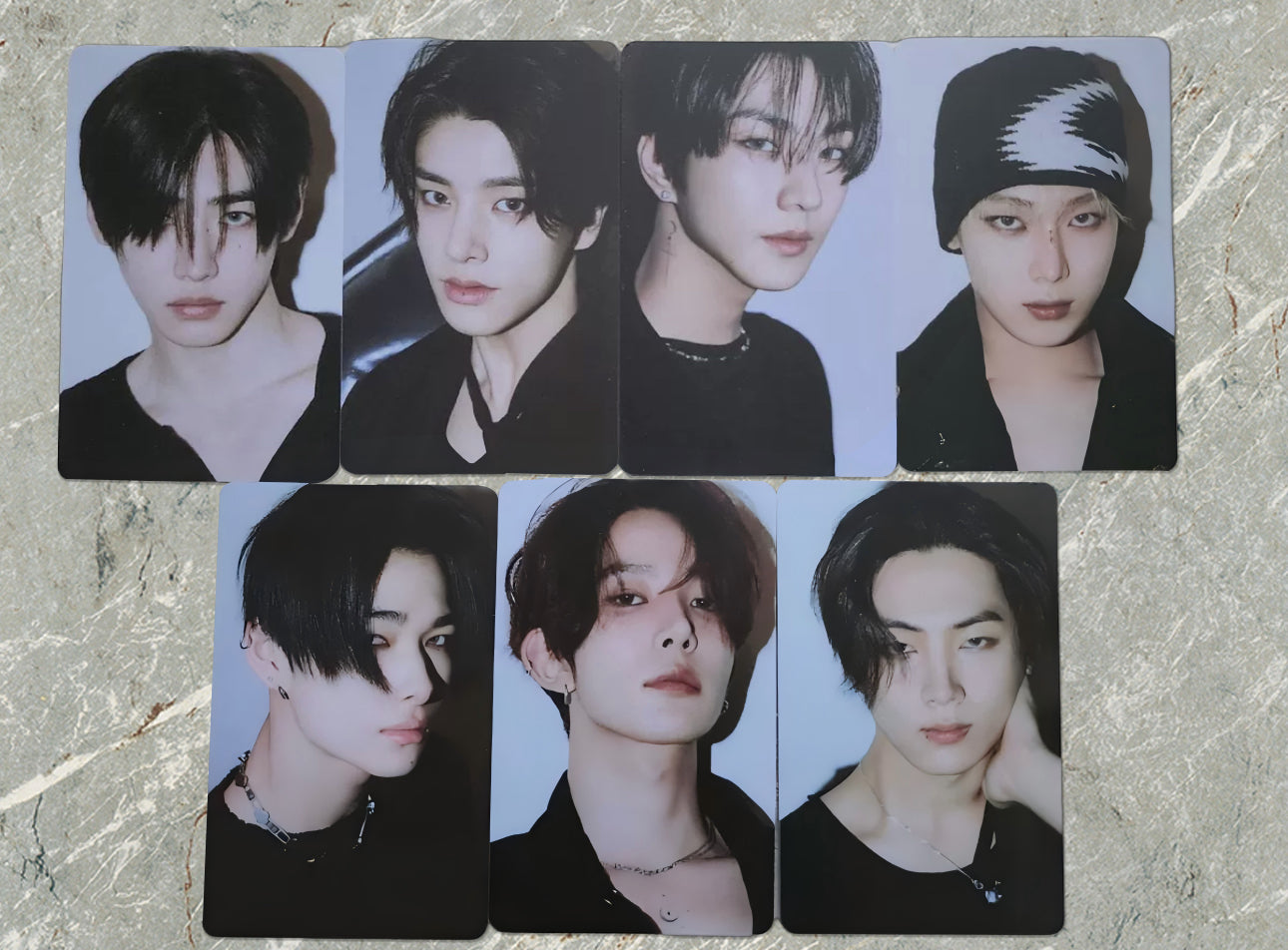 Front view of Enhypen Ot7 Unseen Pob Photocard photocard