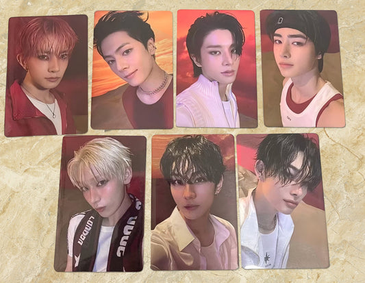 Fansign view of enhypen Ot7 Untold Romance Yzy Yizhiyu Beijing Fansign Pob Photocard photocard