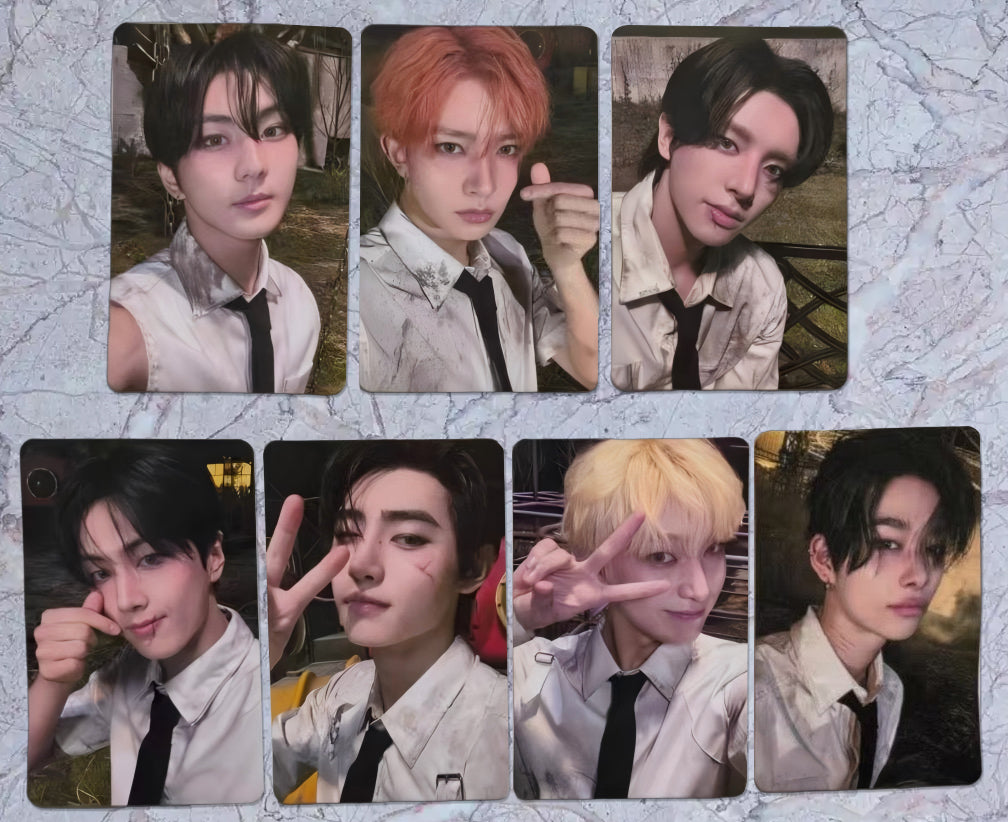Fansign view of enhypen Ot7 Untold Romance Yzy Yizhiyu Qingdao Fansign Pob Photocard photocard