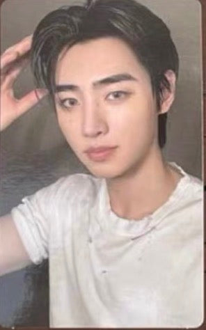 Front view of enhypen Sunghoon Desire Unleash Bath Bomb Pob Photocard photocard