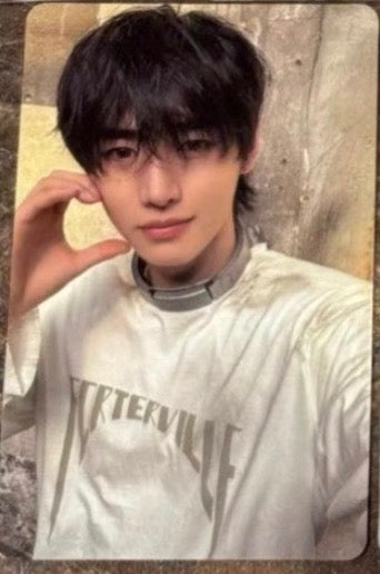 Front view of enhypen Sunghoon Dimension Dilemma Powerstation Pob Photocard photocard