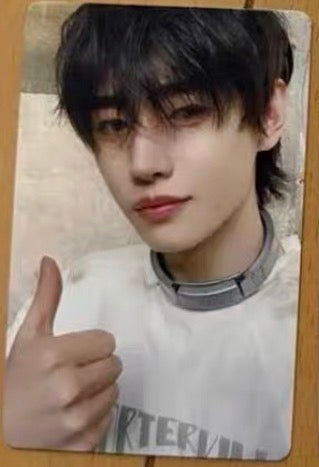 Front view of enhypen Sunghoon Orange Blood Yzy 1.0 Video Call Pob Photocard photocard