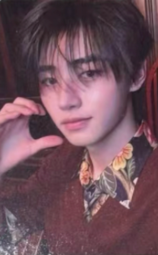 Front view of enhypen Sunghoon Desire Unleash Yongsan Pop-Up Pob Photocard photocard