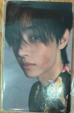 Front view of enhypen Sunghoon Desire Weverse Showcase Pob Photocard photocard