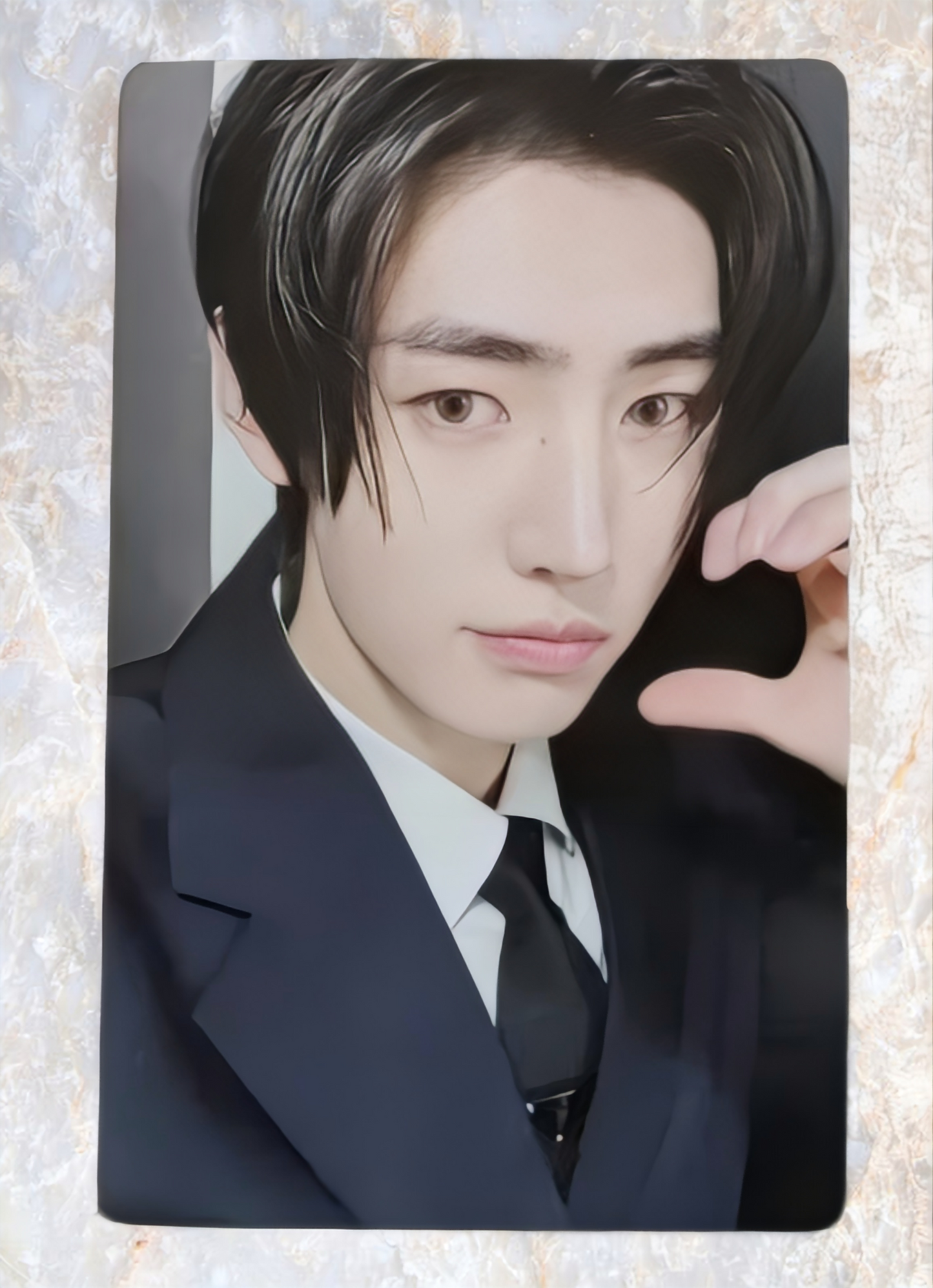 Fansign view of enhypen Sunghoon Orange Blood Yzy Yizhiyu 6.0 Fansign Pob Photocard photocard