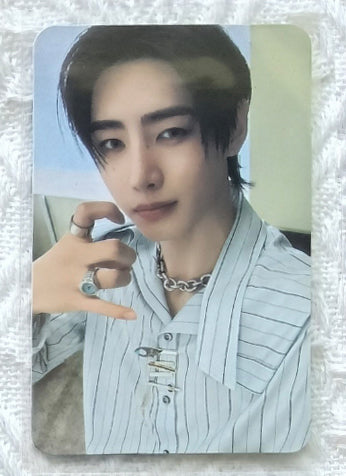 Front view of enhypen Sunghoon Romance Untold Olive Young Pob Photocard photocard