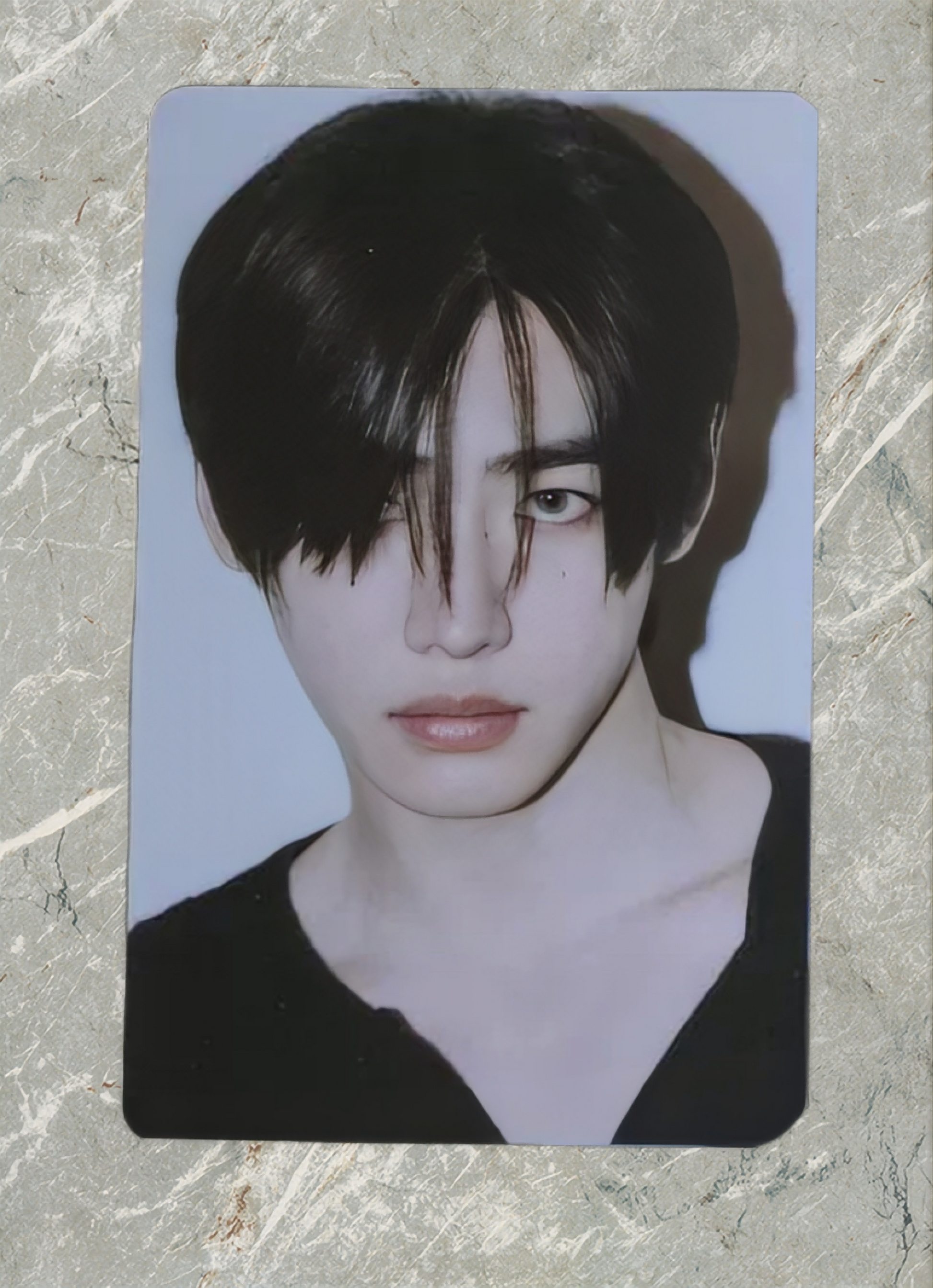 Front view of Enhypen Sunghoon Unseen Pob Photocard photocard