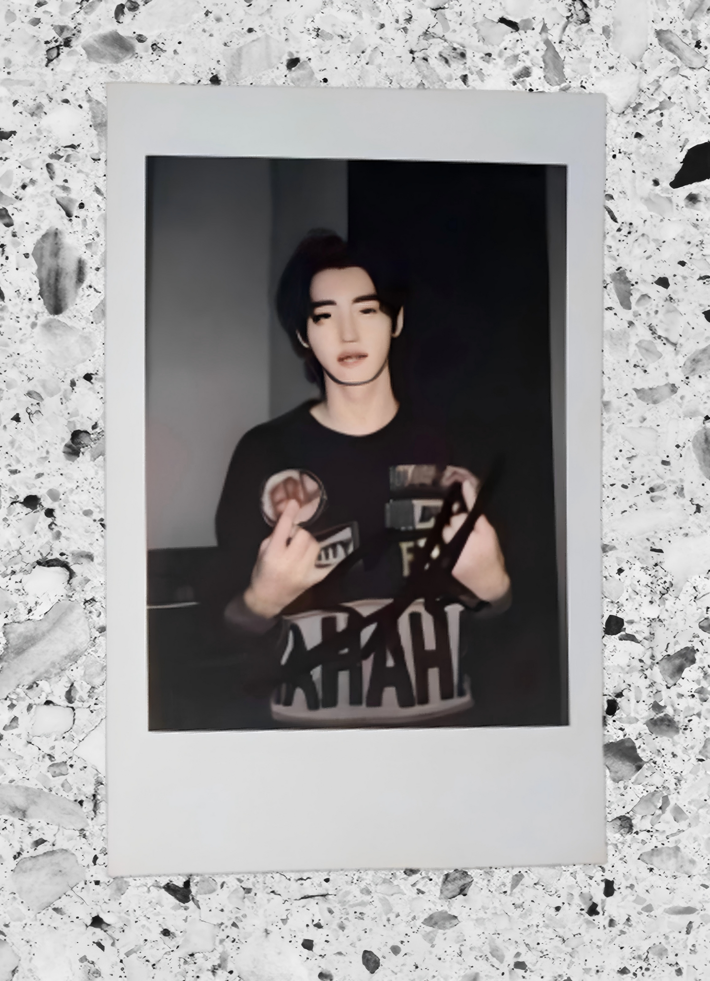 Fansign view of enhypen Sunghoon Untold Romance Shanghai Fansign Pob Photocard photocard