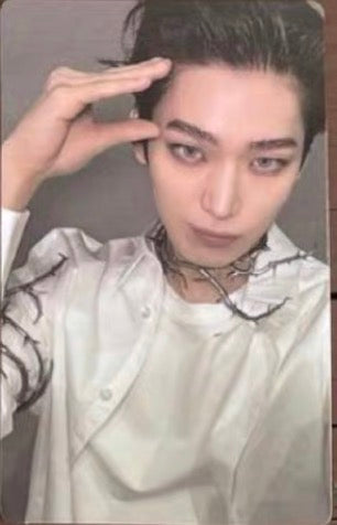 Front view of enhypen Sunoo Desire Unleash Bath Bomb Pob Photocard photocard