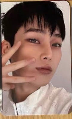 Front view of enhypen Sunoo Dark Blood Yzy Yizhiyu Pre-Order Benefit Pob Photocard photocard