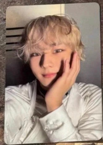 Front view of enhypen Sunoo Dimension Dilemma Powerstation Pob Photocard photocard