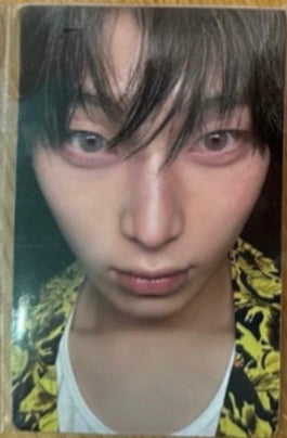 Front view of enhypen Sunoo Desire Weverse Showcase Pob Photocard photocard