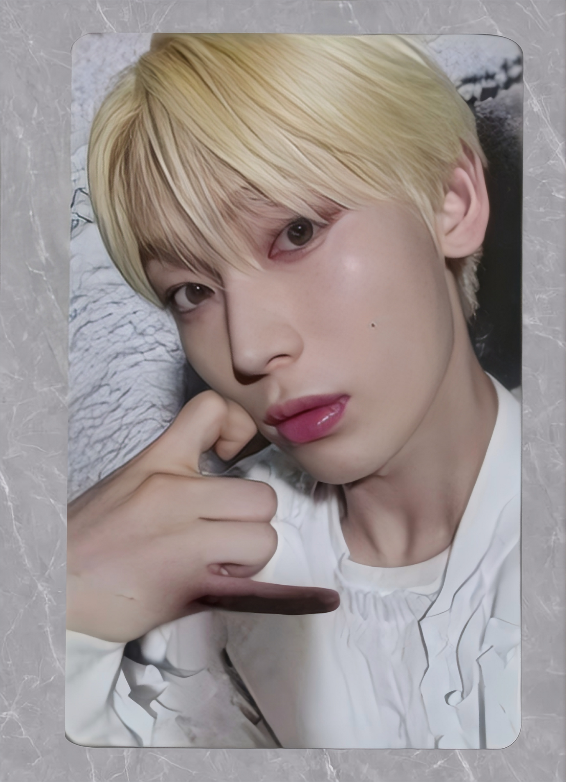 Front view of enhypen Sunoo Untold Romance Day Dream Lucky Draw 3.0 Pob Photocard photocard