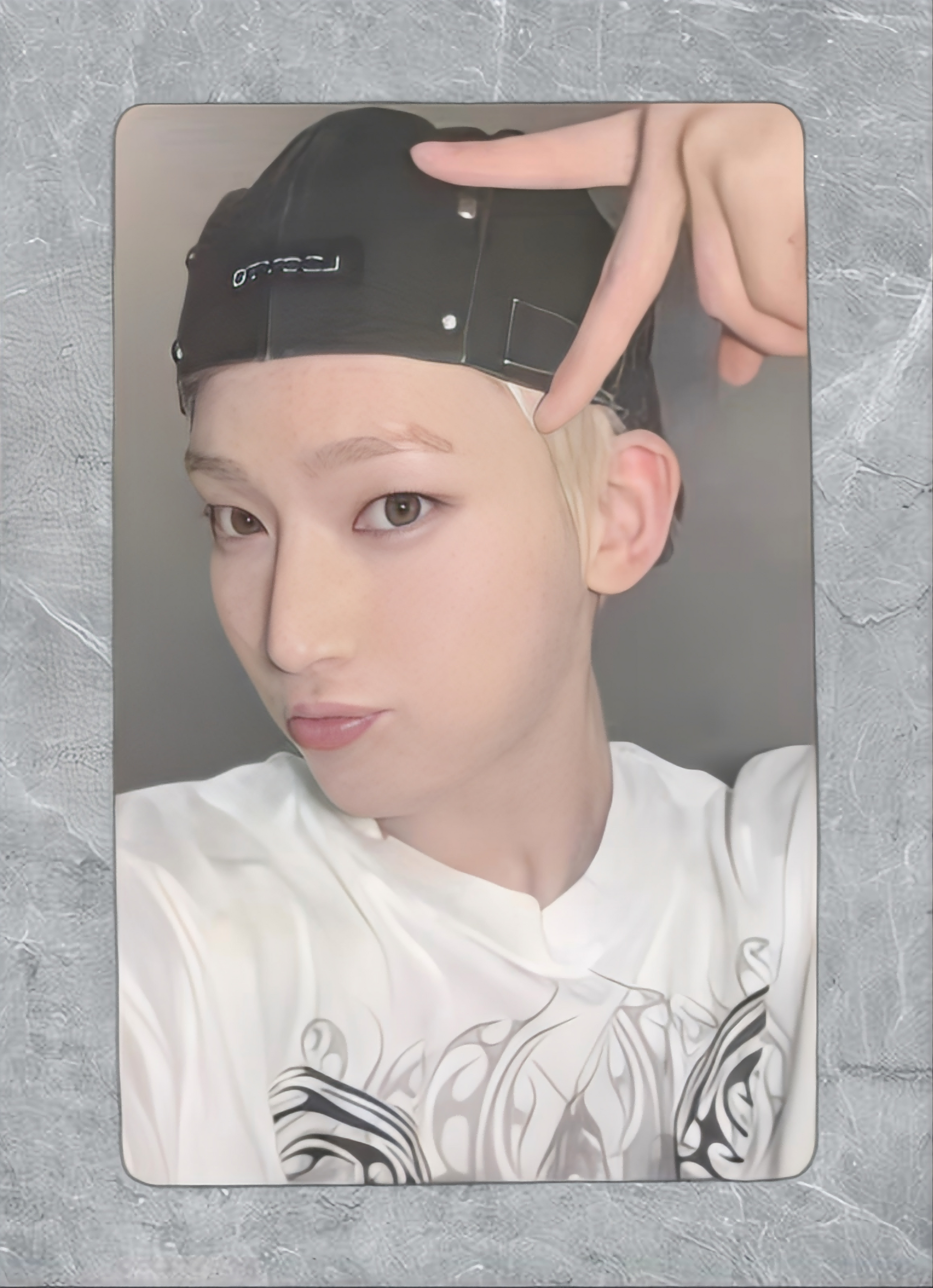 Front view of enhypen Sunoo Untold Romance Yzy 6.0 Audio Pob Photocard photocard