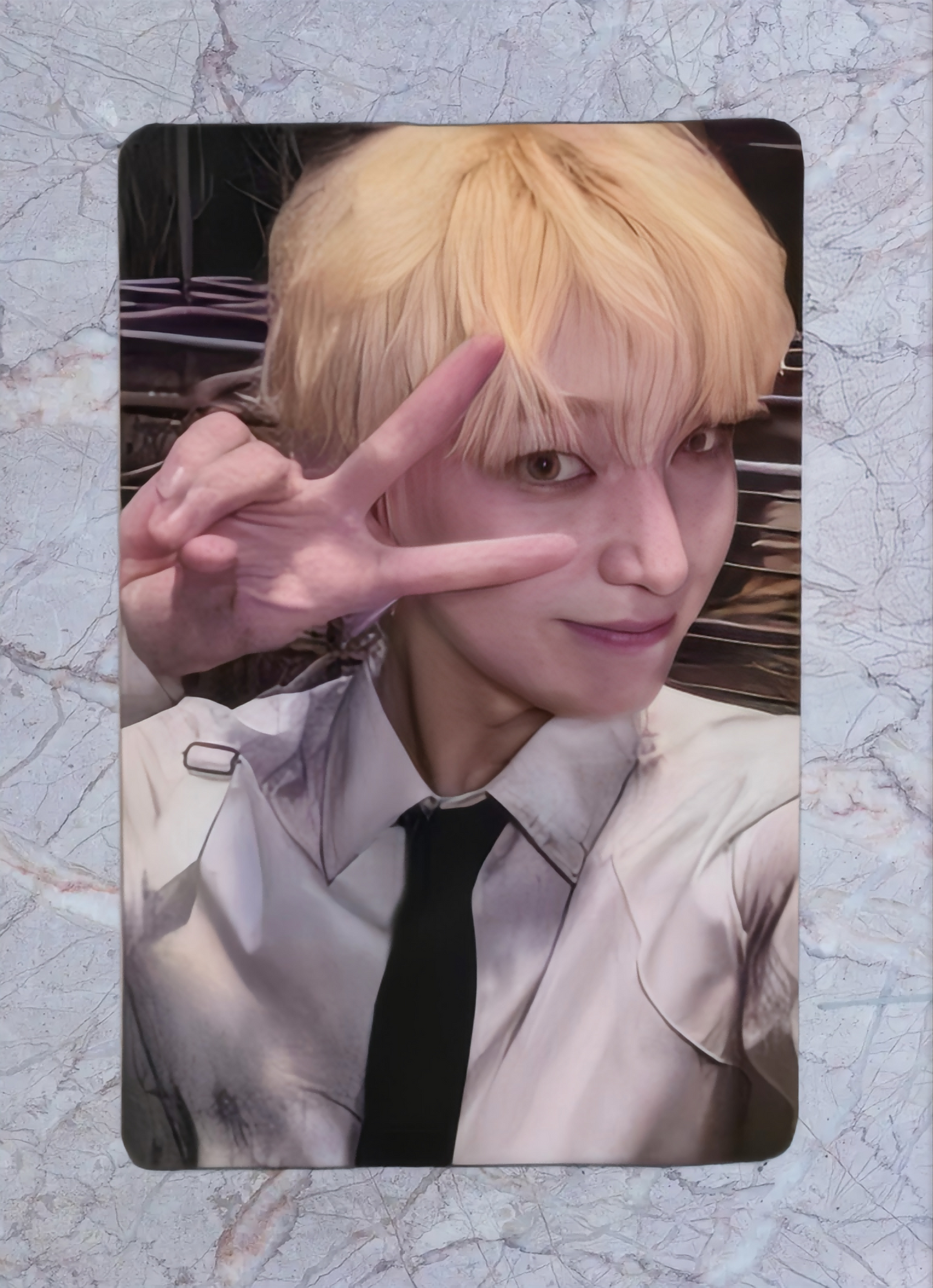 Fansign view of enhypen Sunoo Untold Romance Yzy Yizhiyu Qingdao Fansign Pob Photocard photocard